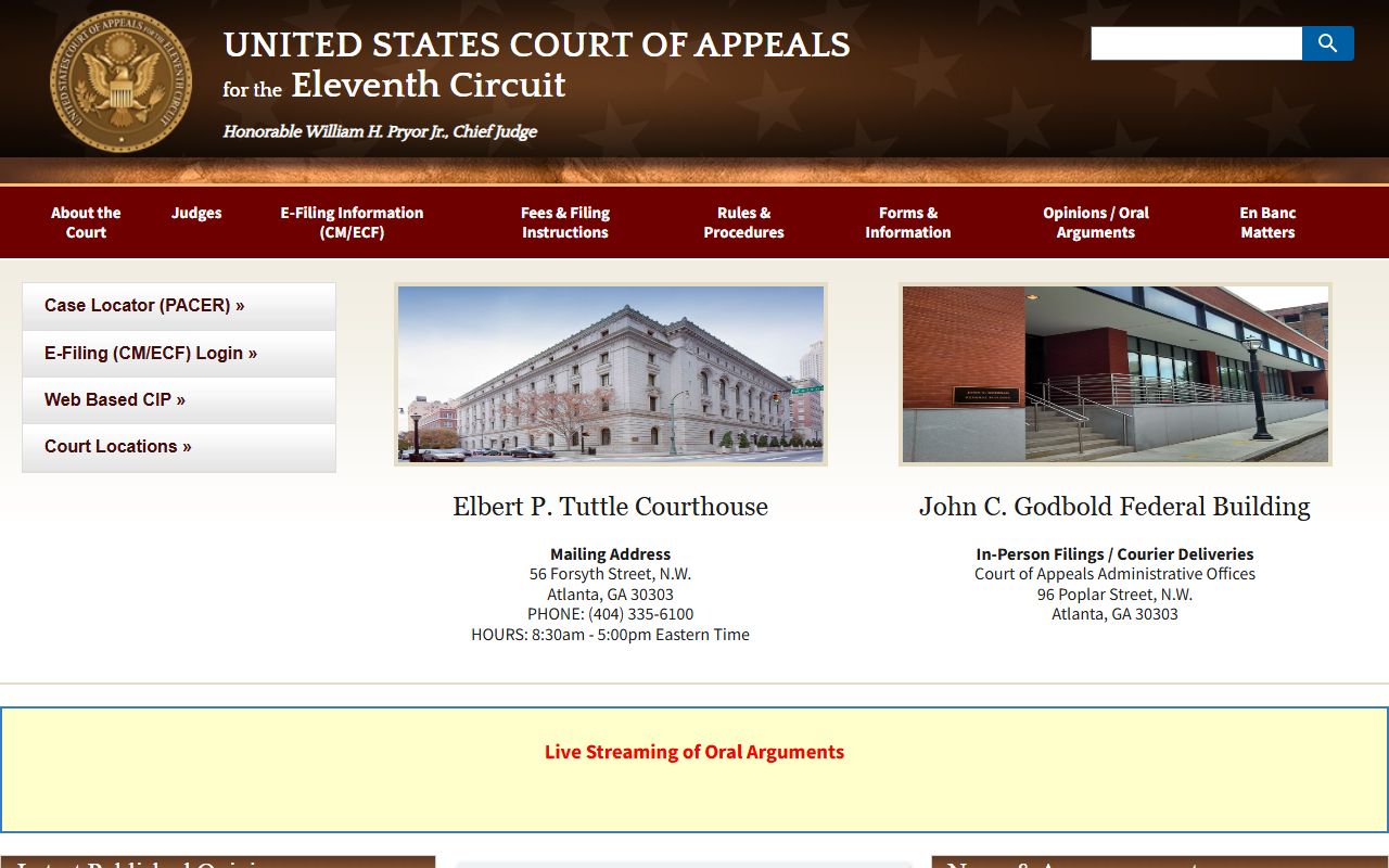 Macon County Clerk of Superior Court federal Eleventh Circuit appellate context