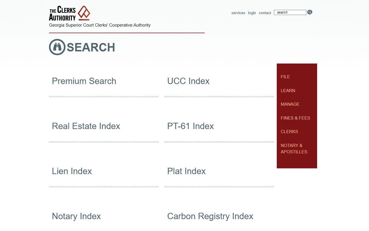 Macon County court records GSCCCA statewide search options