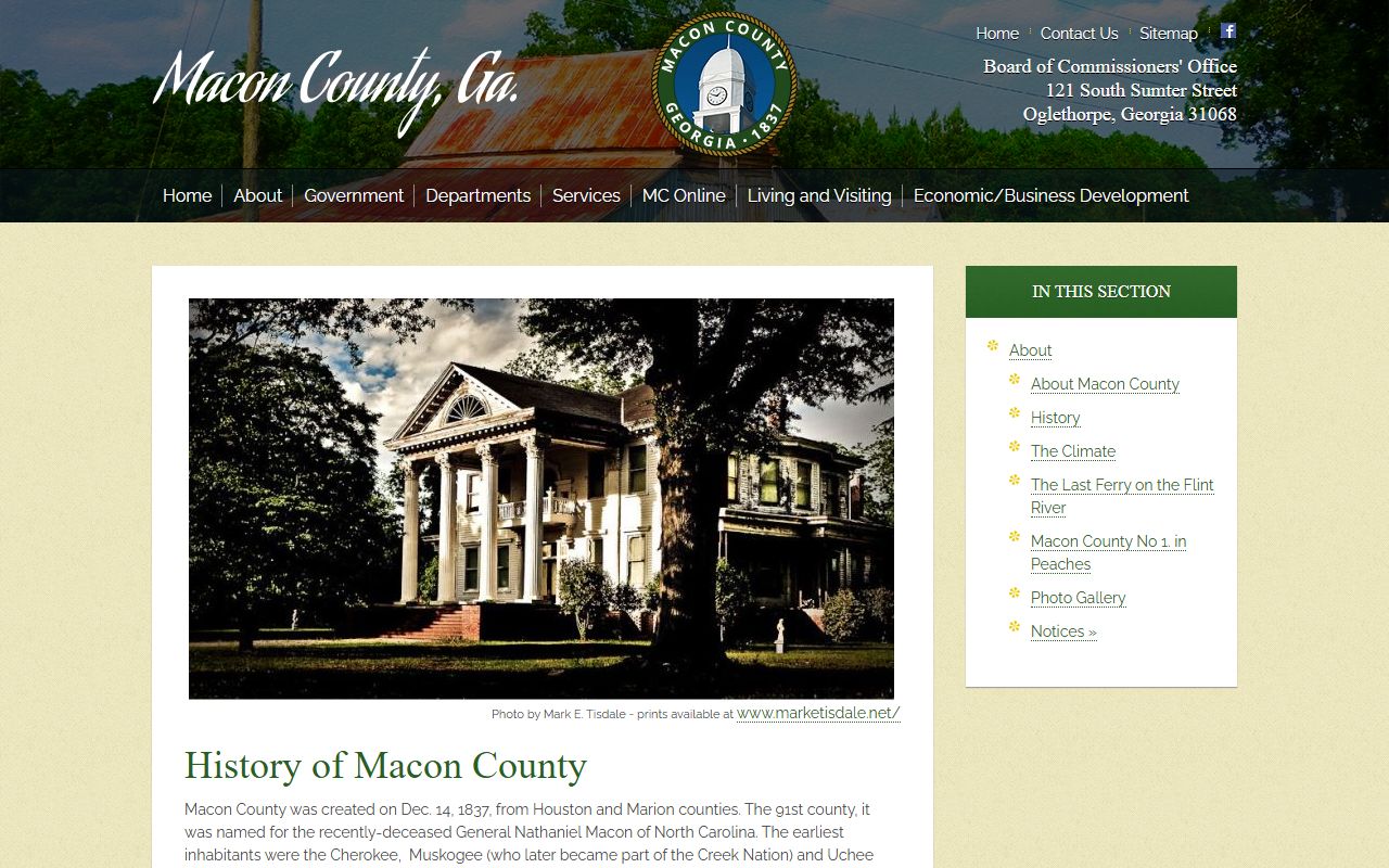 Macon County court records courthouse history