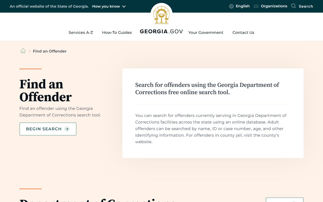 Macon County inmate search Georgia.gov find an offender guide